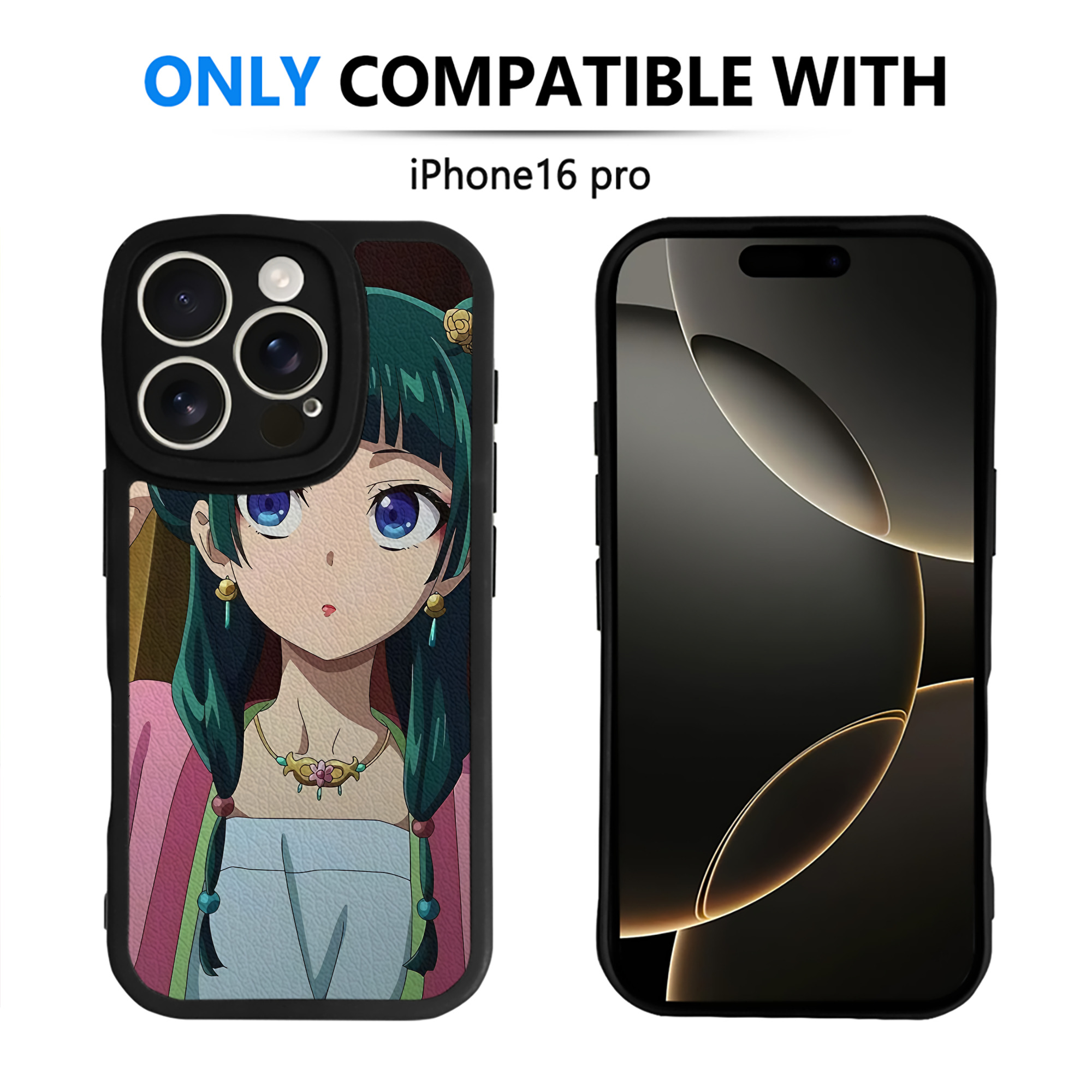 薬屋のひとりごと The Apothecary Diaries 【iPhone 16シリーズ対応】シリコンスマホケース（レザー調） 材質：シリコン